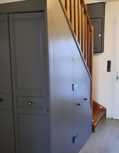 Photo de l'ancien couloir (avant intervention)
